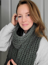 Load image into Gallery viewer, The Brioche Crochet Scarf PDF Pattern