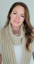 Load image into Gallery viewer, The Brioche Crochet Scarf PDF Pattern