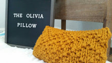 Load image into Gallery viewer, The Olivia Pillow Knitting Pattern - PDF Download