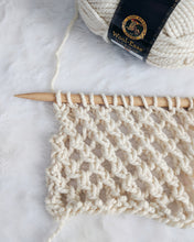 Load image into Gallery viewer, The Lattice Scarf Knitting Pattern - PDF Download