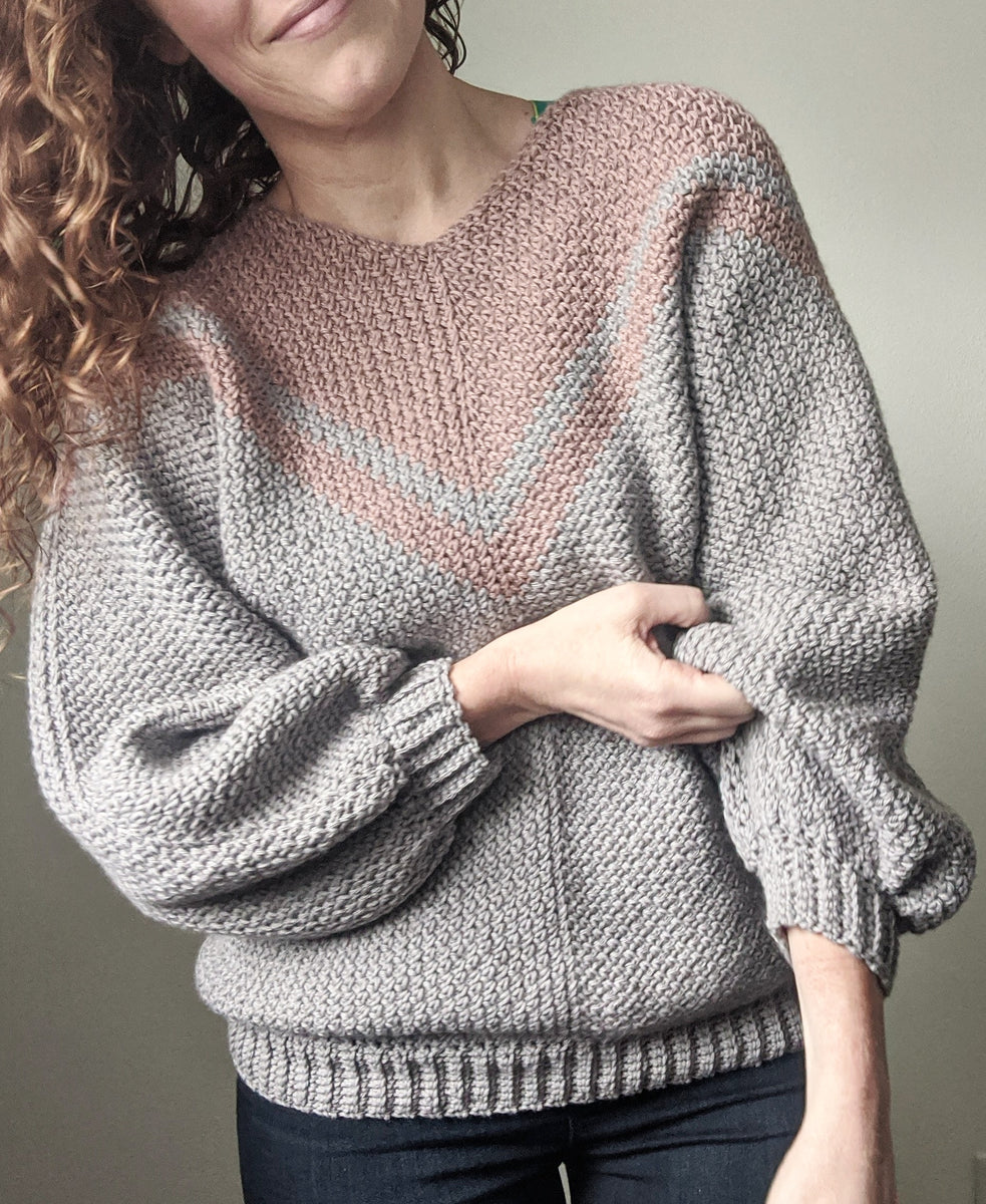 The Turning Points Crochet Sweater Pattern – Ginger Knots