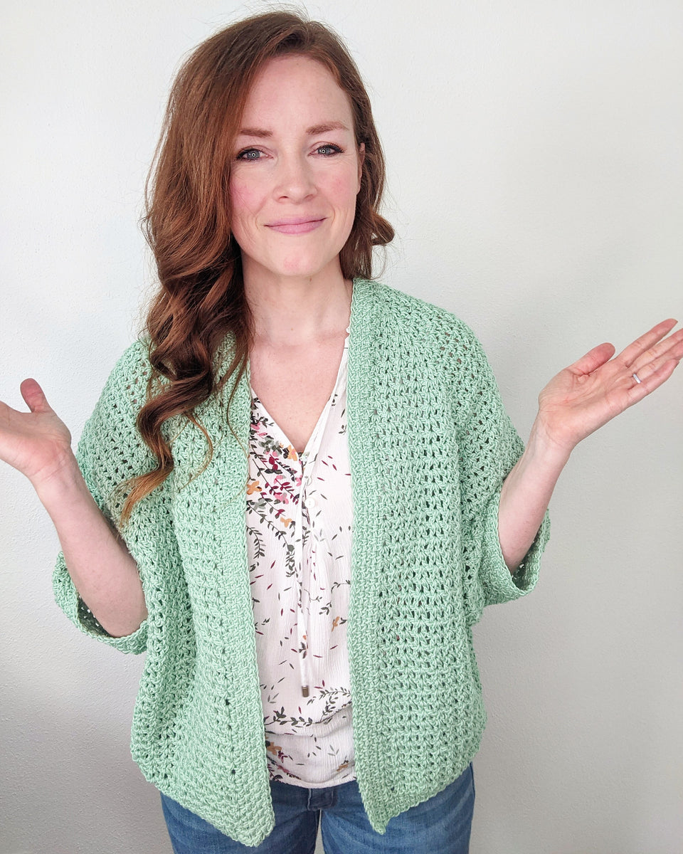 Spring Cardi Pattern – Ginger Knots