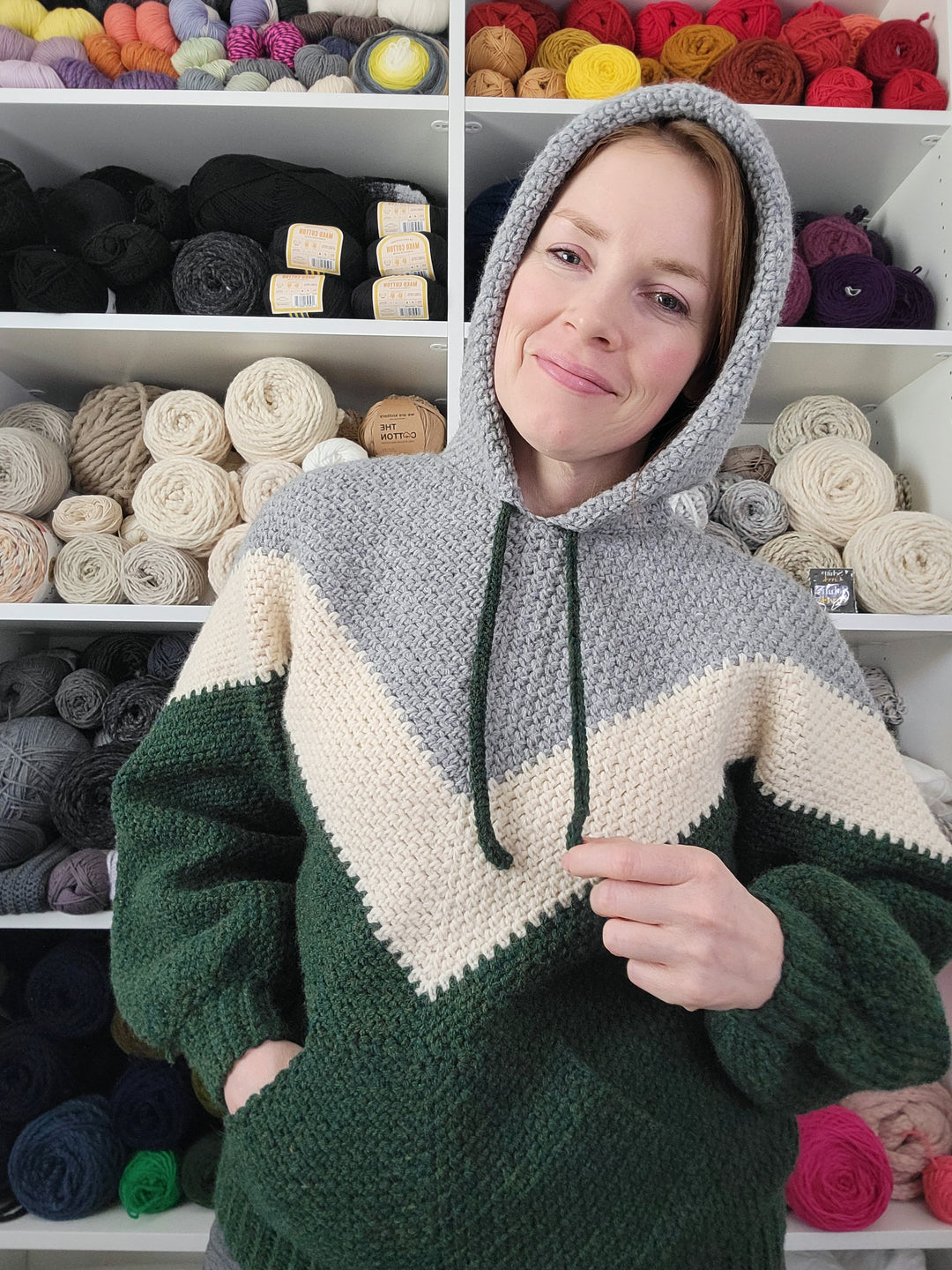 Turning Points Hoodie Crochet Pattern - PDF Download – Ginger Knots