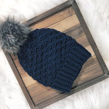 Load image into Gallery viewer, Crochet Shell Stitch Beanie Pattern - PDF Download

